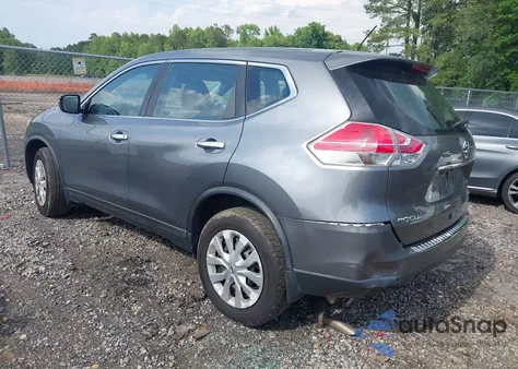 2015 Nissan Rogue S из США, поврежденный, VIN KNMAT2MV1FP580419